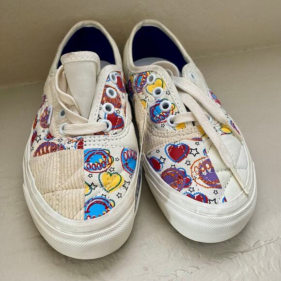 Vans Authentic 44 DX Positivity Patchwork Womens Size 5 Shoe Sneakers White - Picture 6 of 8